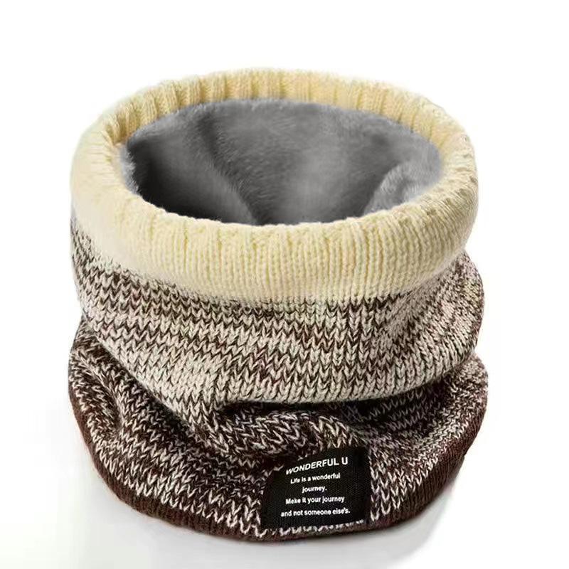 Fashion Knit Scarf Autumn Winter Warm Neck Cover Outdoor Leisure Sports Running Cycling Skiing Mountaineering Windproof Warm Neck Scarf