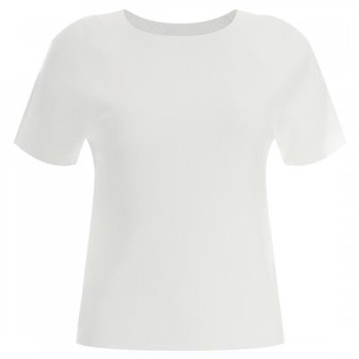 Shop   Women S Ella BoaT Neck Regular FiT Raglan ShorT Sleeve KniT T ShirT Ivory