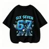 Fashion Letter 67 Brother Funny Printed Kids T-Shirt Casual Boys and Girl Short Sleeve T-shirt Tops Summer Children's Clothes Tees