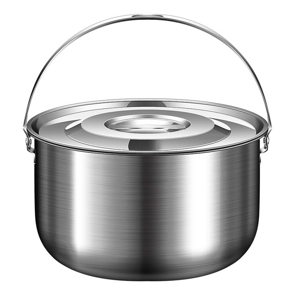 Camping Cookware Outdoor Cooking Stainless Steel Pot