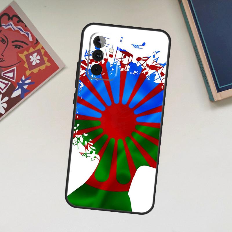 Gypsy Aromanian Romani Flag Case For Samsung Galaxy A06 A16 A26 A36 A56 A55 A35 A15 A53 A32 A52 A33 A13 A14 A34 A54 A17