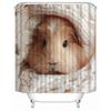 Custom High Quality Guinea Pig Shower Curtain Waterproof Bathroom Polyester Fabric Bathroom Curtain
