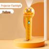 Children's Cartoon Projection Flashlight - Luminous Educational Toy