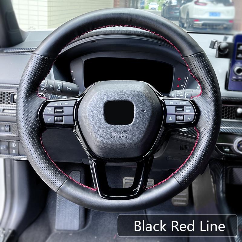 For HONDA Civic 11th Gen Accessories Steering Wheel Cover Crv Car Accessories Interiors Honda Accord Sport Trim