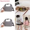 Simple Houndstooth Pattern Parent Child Shoulder Bag With Pendant For Kids Daily Use