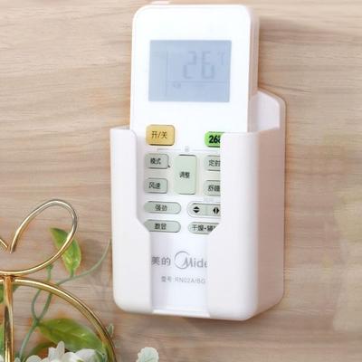 Plastový držák na dálkové ovládání klimatizace Bílý Nástěnný držák na dálkové ovládání Úspora místa Samolepicí