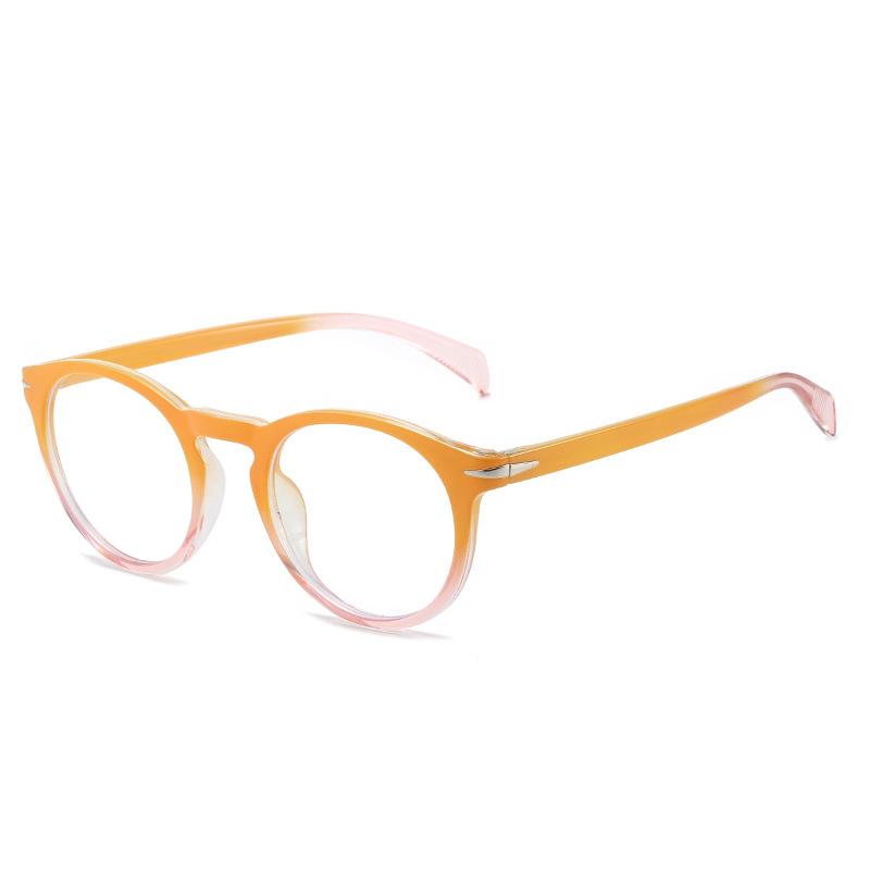 

Glasses Round Full Frame Glasses Frame Men S And Women S, Glasses Frame White film (imitation blue light)