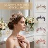 Luxus Kristall Braut Diademe Funkelnde Königin Prinzessin Krone Abschlussball Diadem Braut Hochzeit