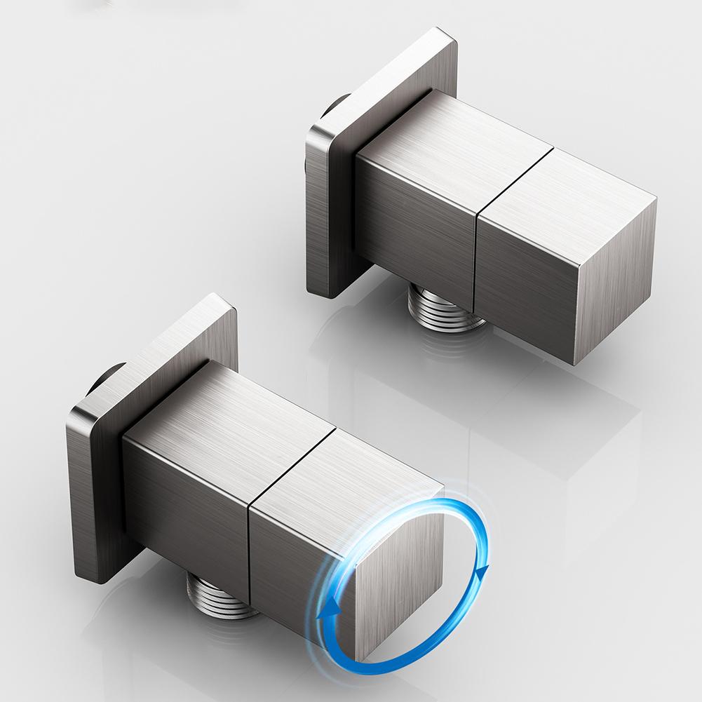 Angle Valve As Shown In The Picture Water Heater 1pc 4-Point Interface Valve Pure Copper Anti Rust Smooth Square