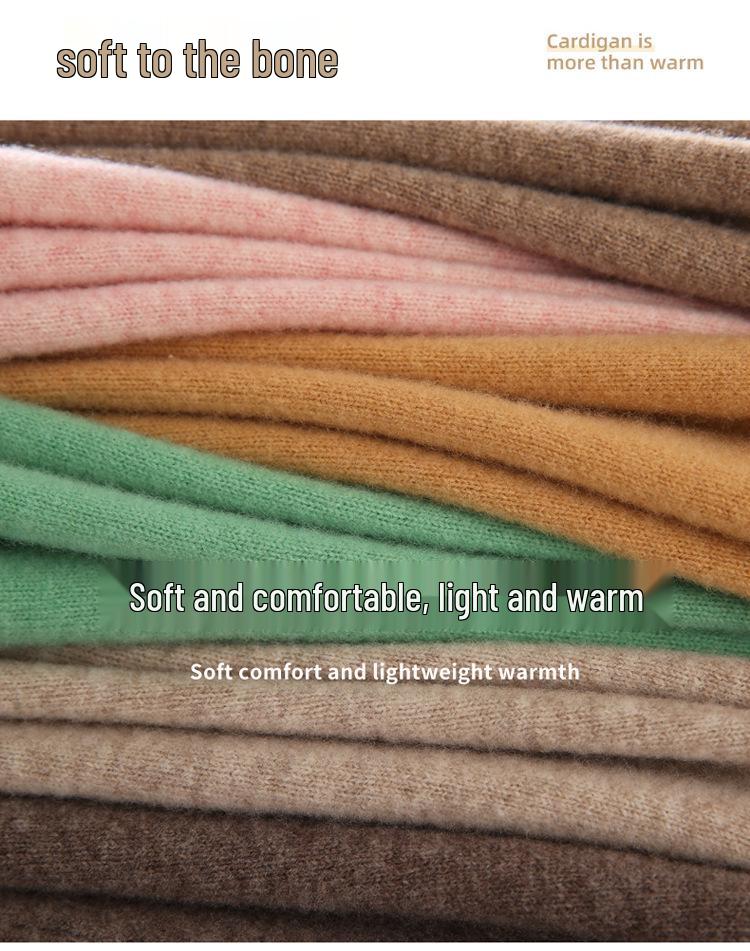100% Pure Wool Slim Fit High Neck Sweater for Women - Autumn/Winter Fashionable Base Layer