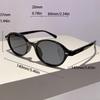 Small Frame Oval Sunglasses Women For Men Luxury Brand Designer Sun Glasses Vintage Punk Leopard Rivet Shades Hip Hop Eyeglasses