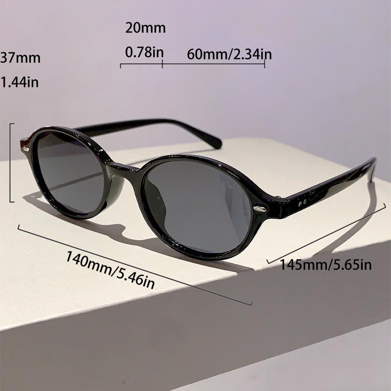 Small Frame Oval Sunglasses Women For Men Luxury Brand Designer Sun Glasses Vintage Punk Leopard Rivet Shades Hip Hop Eyeglasses