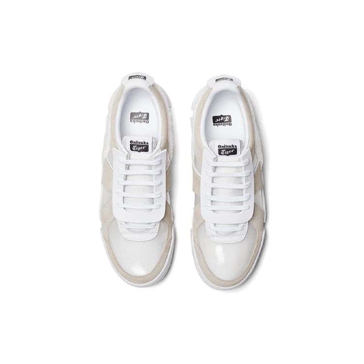 ONITSUKA TIGER DD Trainer Slip-On Fabric Trendy Casual Wrap Non-Slip Wear-Resistant Low-Top Skate Shoes Unisex Sneaker White 1183B644-100
