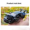 1:32 BMW M8 GTE 320I Car Model Toy Door Opened Sound Light Pull Back Alloy Body Rubber Tires Racing Cars Boy Collection Gift