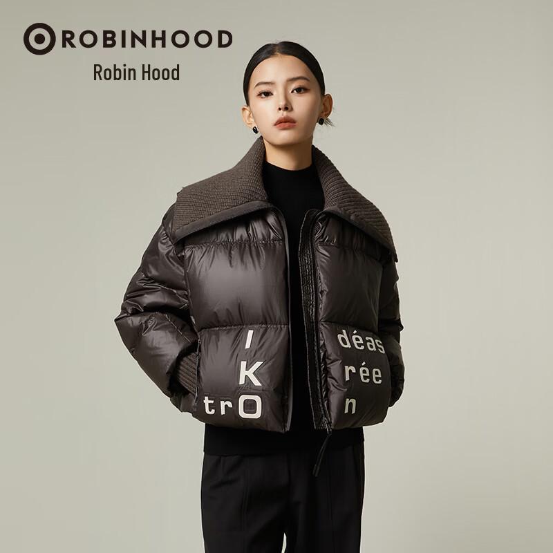 ROBINHOOD Women's Short Down Puffer Jacket