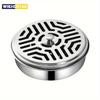 1pc Stainless Steel Mosquito Coil Box Cover Mosquito Coil Tray Large Ash Tray Outdoor Portable Mosquito Coil Holder Windproof Mo