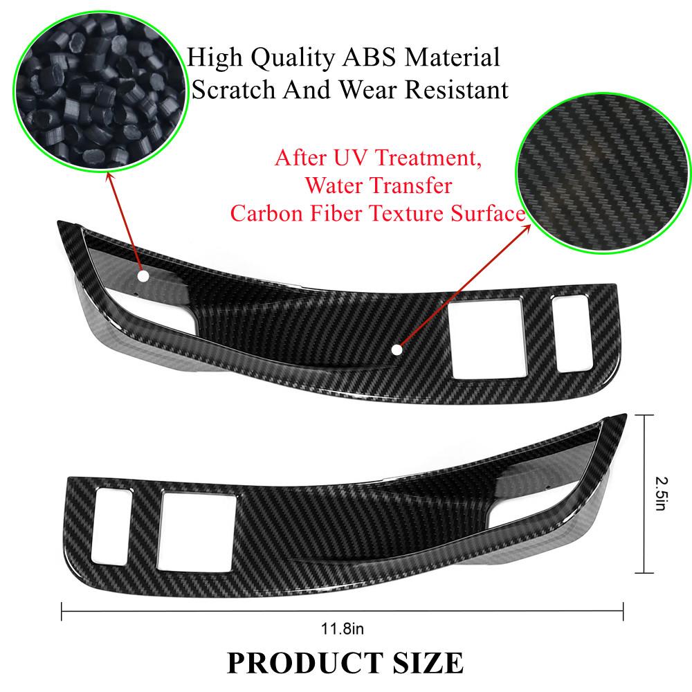 Car Window Lift Switch Control Panel Cover for Chevrolet Camaro 2010 2011 2012 2013 2014 2015 Interior Mouldings