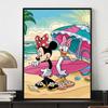 DIY Diamond Painting Minnie and Des Cross Stitch Kit Mosaic Art Diamond Painting Full Circle Diamond Home Decoration