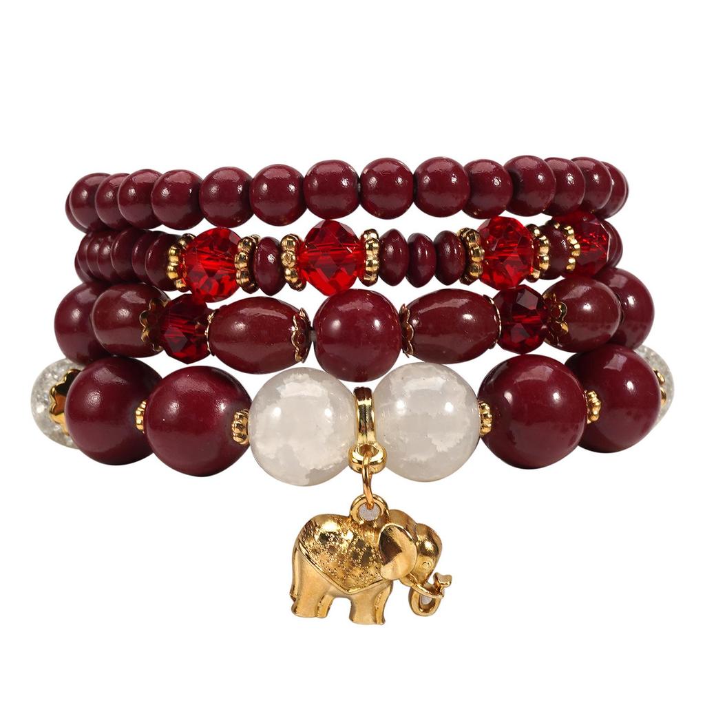 Bohemian Elephant Beaded Bracelet - Popular European and American Style
