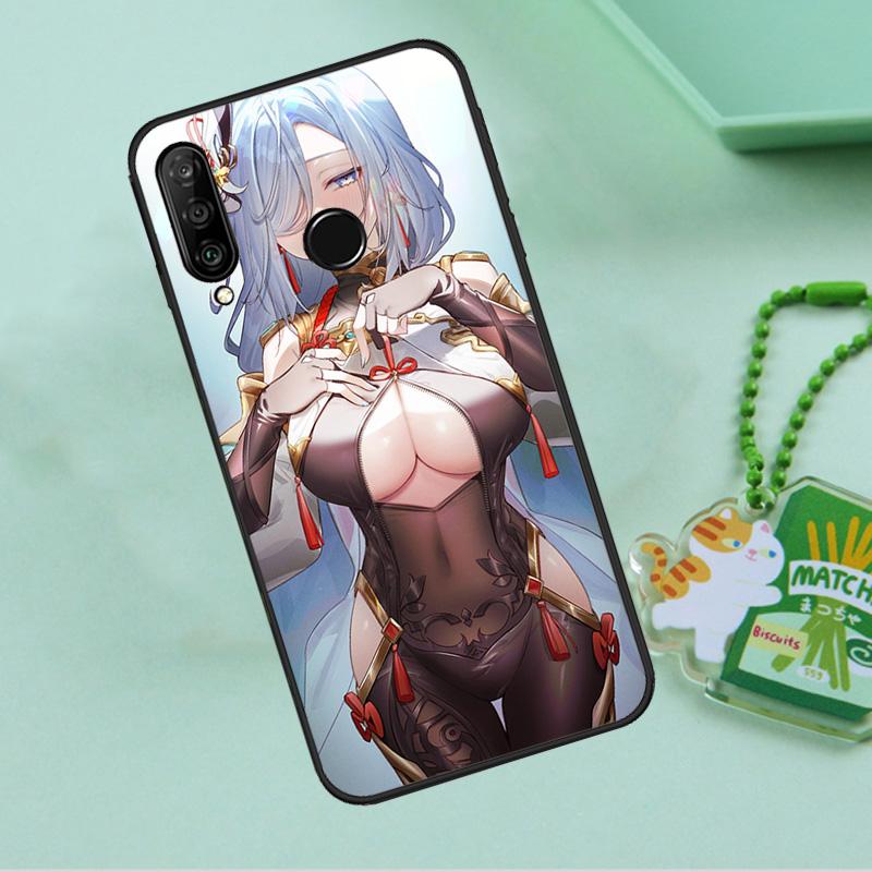 Genshin Anime Shenhe Für Huawei Nova 10 9 SE 5T 12s 12i 11i Y91 Y90 Y60 Y70 Y72 Y61 P20 P40 P30 Lite P60 Pro Hülle