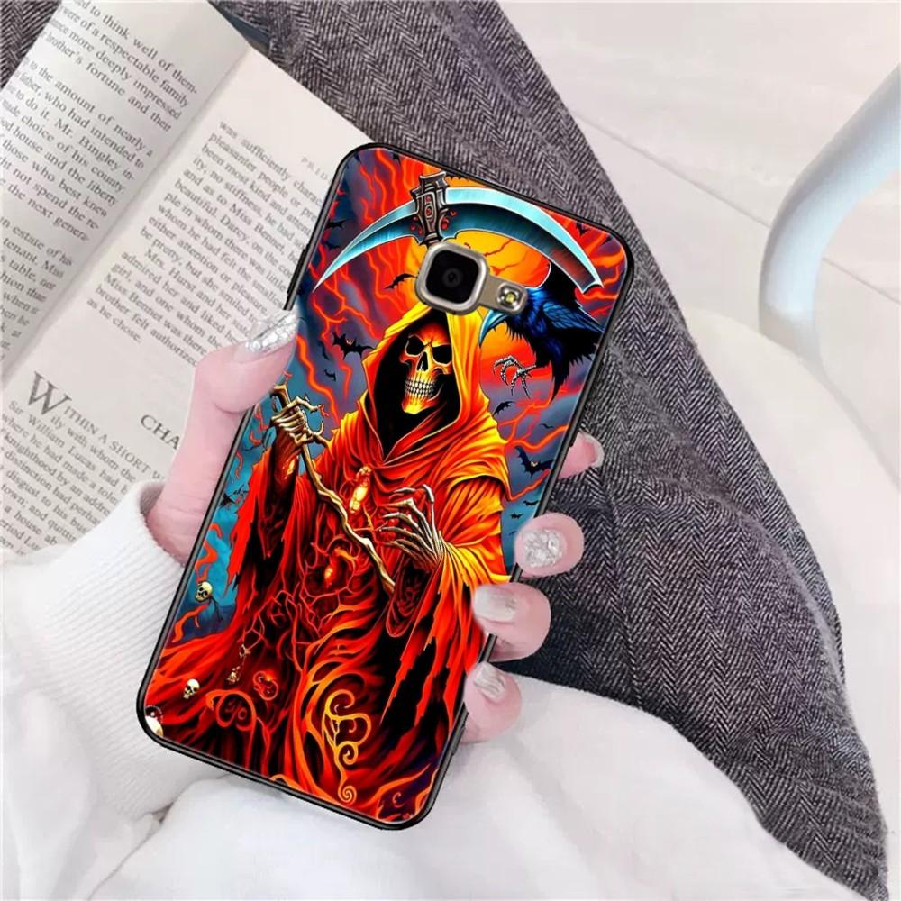 Grim Reaper Skull Skeleton Phone Case For Samsung A 10 11 12 13 20 21 22 30 31 32 40 51 52 53 70 71 72 73 91 13 Shell