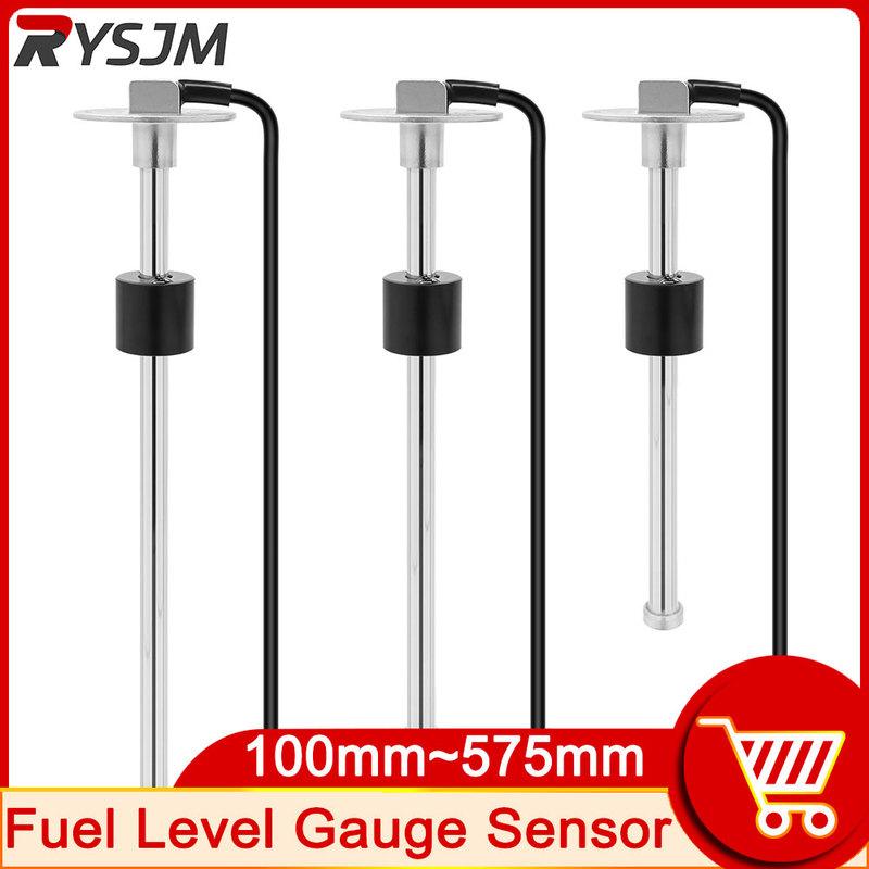240~33ohms Marine Fuel Level Gauge Sensor Boat RV Water Level Sensor Tank Sending Unit Tank Fuel Sensor Indicator 12V 24V 175mm sensor