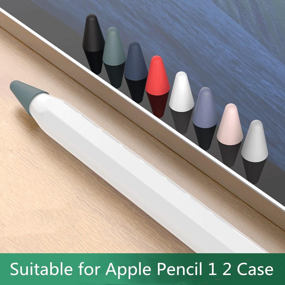 8pcs Silicone Nib Cover for Apple Pencil 1 2 Tip Cover Case Sleeve for iPad Pencil 1st 2nd Gen Stylus Pen Nib Protection Cases