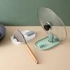 Foldable Spoon Pot Lid Shelf Cooking Storage Stand Holder Kitchen Organizer