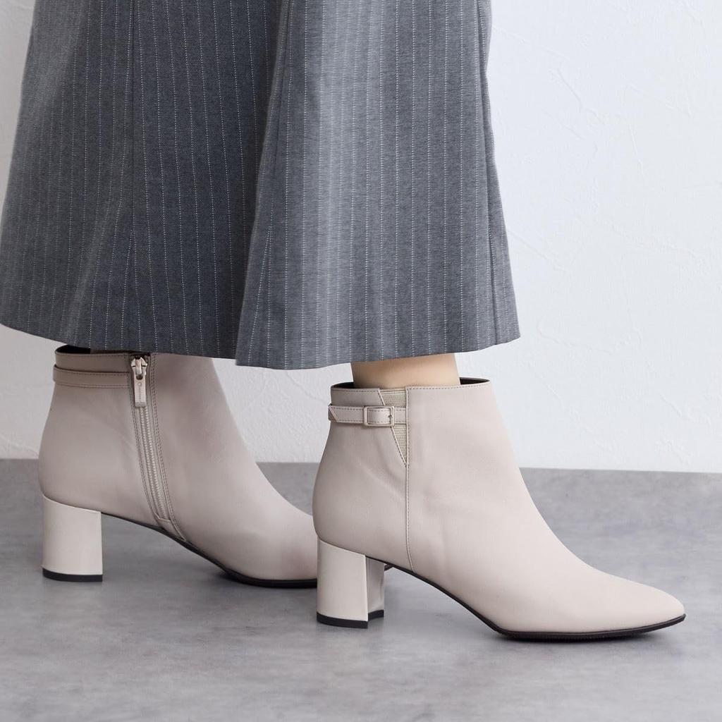 Himiko 5.5cm Heel Belt Design Boots/643402 Ivory 255