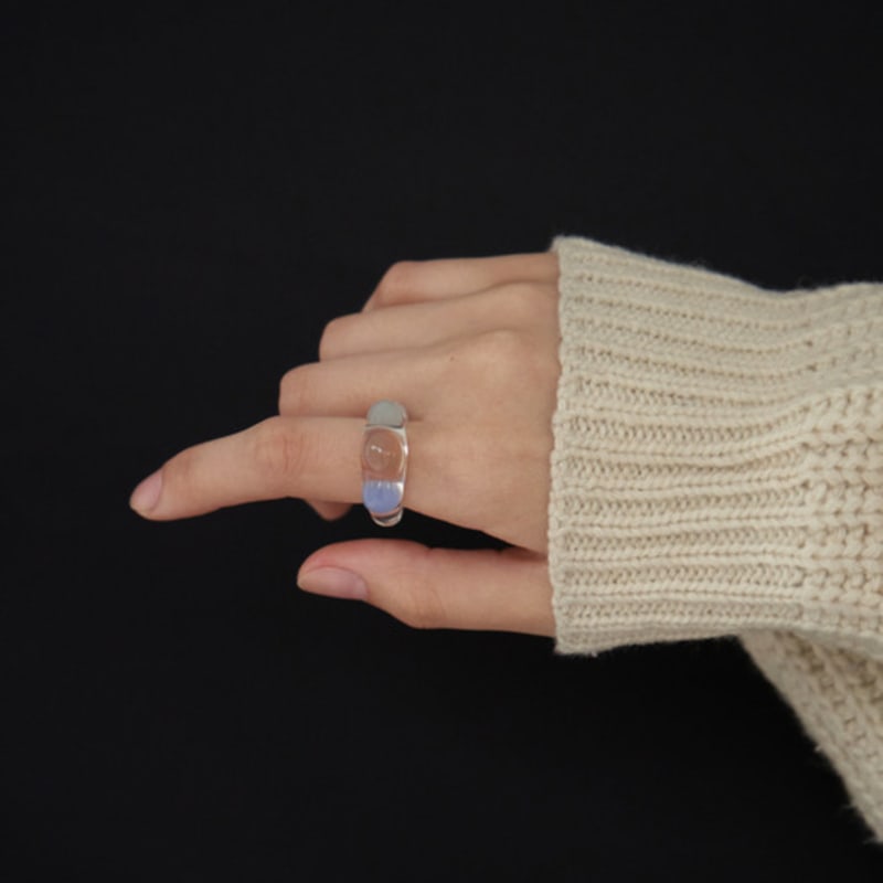 APIOH TRIPPLE GLASS RING