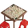 Doll Toy 1Set 1:12 Home Dollhouse Miniature Mahjong Table and Chair Model Furniture Decor Toy Doll House Accessories