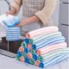 Absorbent Cloth Cleaning Rag Dishwashing Towel Washcloths Cleaning Supplies