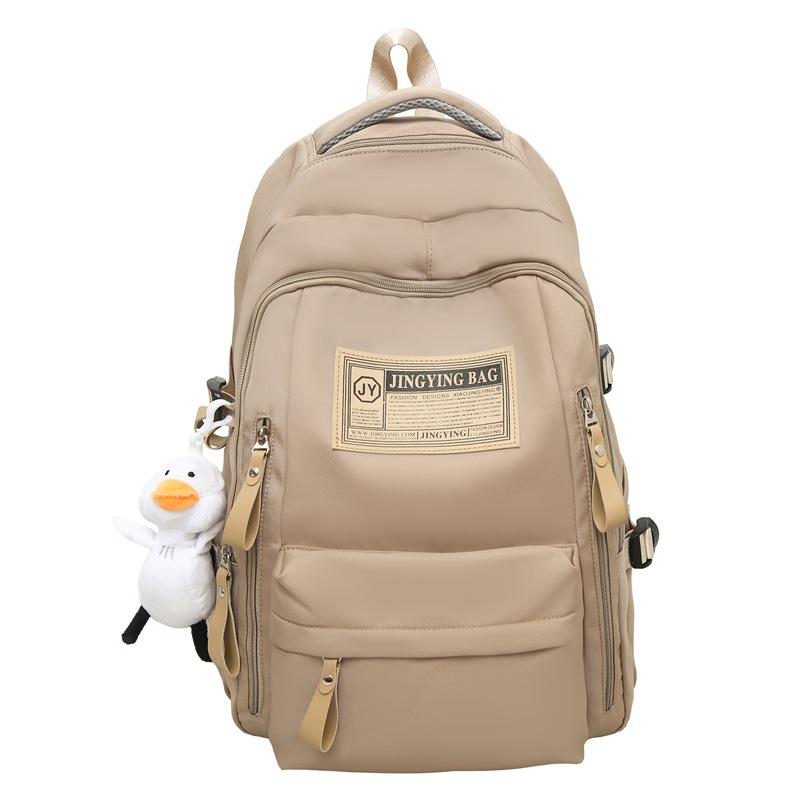 Unisex Large-Capacity Backpack for Students: Simple and Versatile for School, College, and Travel