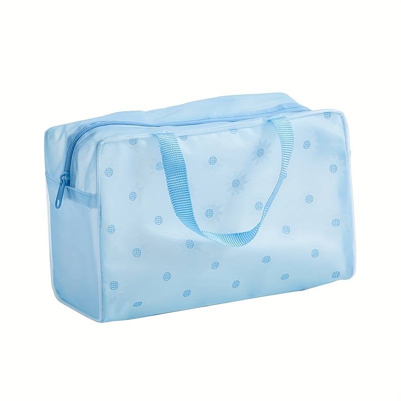 5 Stück Transparente Toilettenartikelverpackung Reisekosmetiktasche Wasserdichte ReisetascheKulturbeutel Tragbare Reise Business Strandtasche