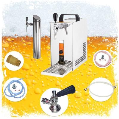 Bierzapfanlage mit Membranpumpe - PYGMY 25/K Bierzapfmaschine, 1-leitige Bierzapfanlage, 35 l/h, mit Biersäule, Combi