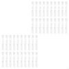 62KD 40/80Pcs Curtain Track Gliders Hooks Curtain Rails Pulleys for Smooth Sliding