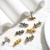 2Pcs 20X7.3Mm Matted Gold/Antique Silver Plated Spacer Beads Alloy Vajra Bell Pendant For Diy Jewelry Making Accessories
