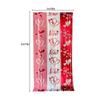 1×2 cm Valentine's Day Rain Curtain Sparkling PET Love Curtain Romantic Exquisite Photo Backdrop Decor Happy Valentine's Day