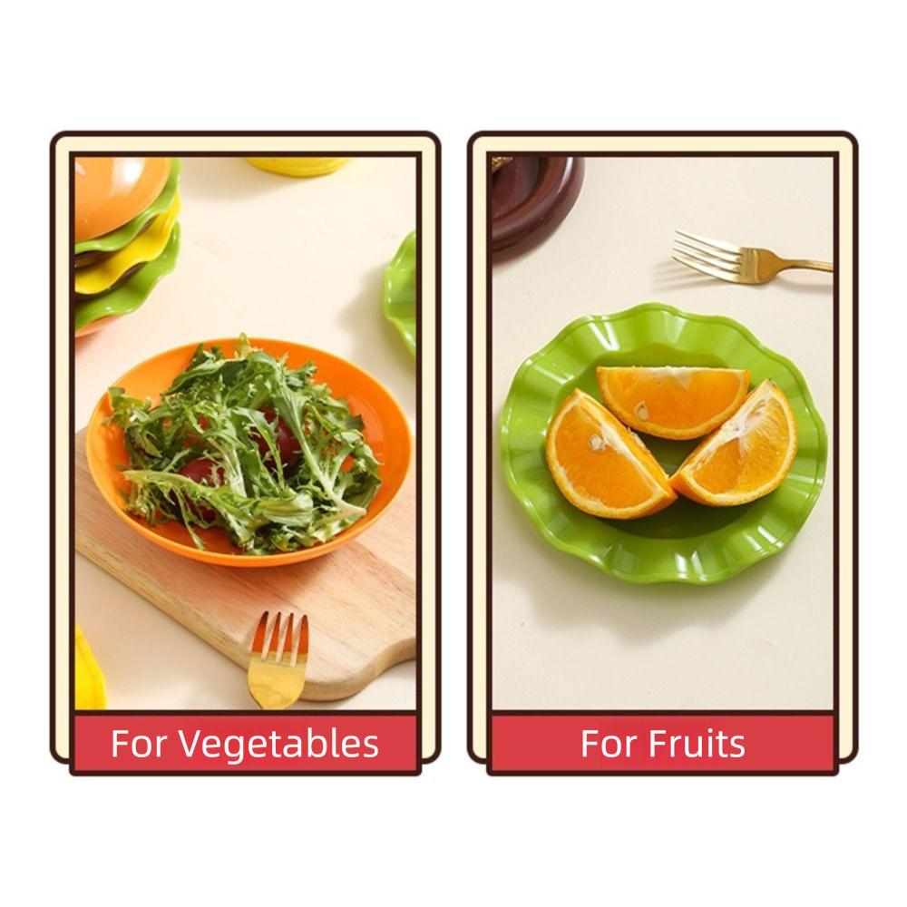 Creative Cartoon Burger Seasoning Dish Set 7/5-Layer Candy Dessert Plate Spit Bone Dish  Kitchen