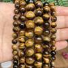 Natural Yellow Tiger Eye Stone Beads Round Loose Spacer Beads For Jewelry Making Diy Bracelet Necklace 4/6/8/10/12mm 15inch