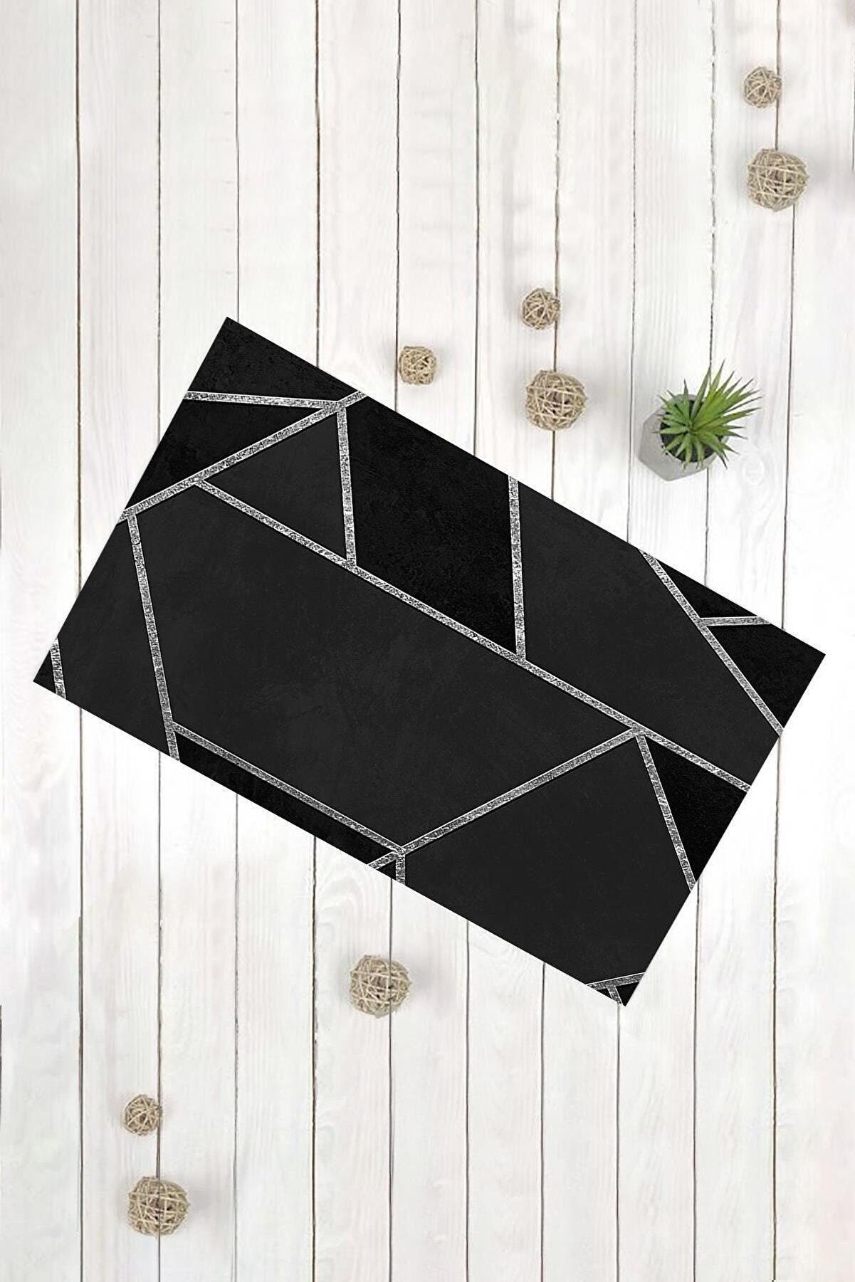 

Полосатый черный серый/передний коврик/подарок на новоселье/многоцелевой коврик/забавный коврик/домашнего декора/дверной коврик