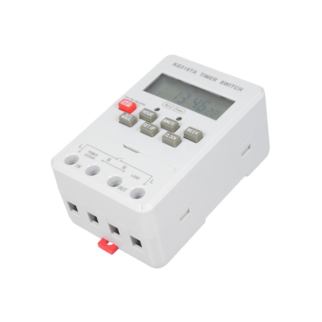 KG316TA 220V Timer Switch Automatic Digital Timer Switch Microcomputer Time Control Switch Programmable Timer Switch