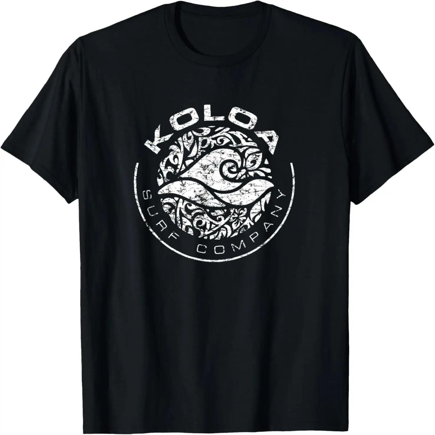 Koloa Surf Vintage Retro Circle Wave Logo Surf Graphic T-Shirt S чёрный