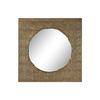 Round Metal Wall Mirror - Home ESPRIT - 80x80 Cm - Golden - Sparkling - Wall-mounted - Multicoloured - Round