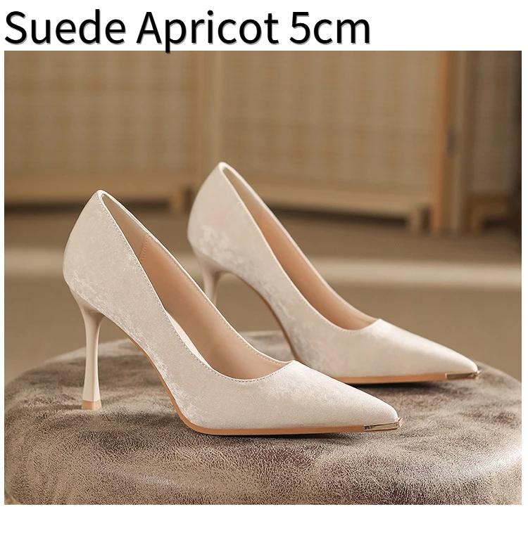 Fashion Pumps Shoe Black Womens Heel New Four Season Mary Jane Shoes High Heels Women Pumps Woman Shoes Wedding Shoes Bride Black Heels