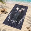 Wednesday Microfiber Beach Towel Quick Dry Sand Free Lightweight Beach Towels for Travel Swimming Camping