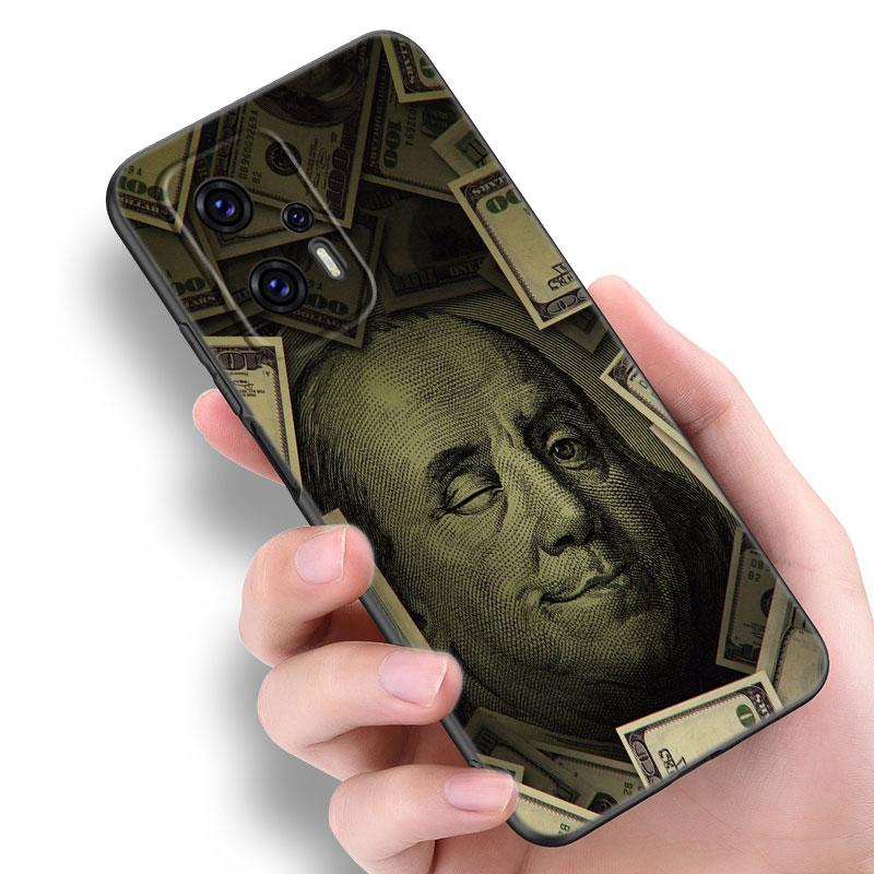 Banknote Dollar Bargeld Geld Telefon Fall Für Xiaomi POCO F2 F3 M2 M3 M4 X3 X4 Pro NFC F4 GT 5G F1 X2 C3 C31 C40 M5S TPU Schwarz Abdeckung