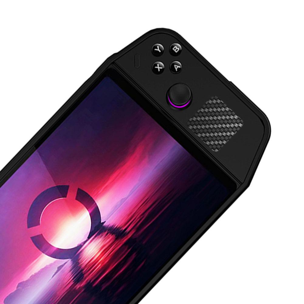 Aufkleber mit Kohlefaser-Muster für Legion Go Gaming-Konsole Aufkleber Hülle für Touchpad-Schutzaufkleber für Legion GO