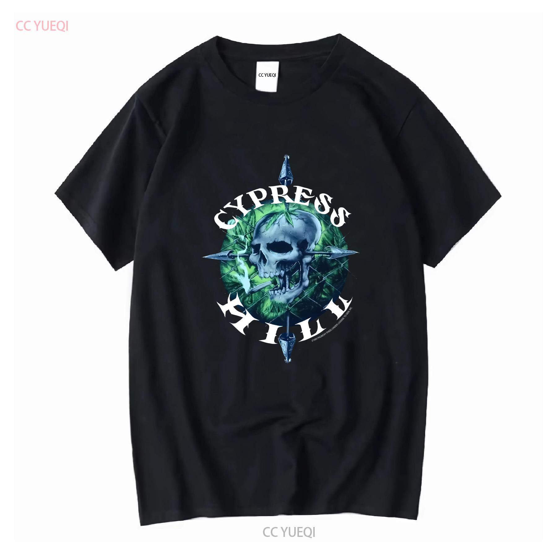 

90s CYPRESS HILL Band Classic Black Cotton T shirt All Sizes ZL021 vintage Washed Casual graphic fashion Stylish Comfortable 4XL