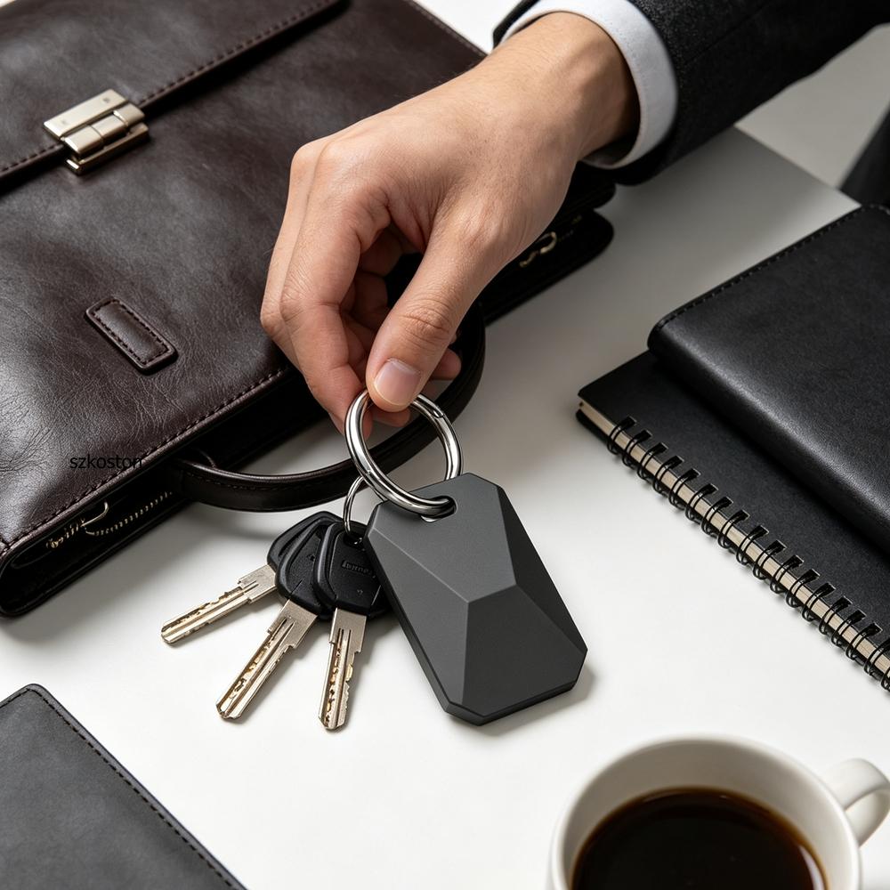 Soft Silicone Protective Case Shockproof Tracker Cover Anti Lost Keychain for AirTag Hold for Keys Suitcases & Bags
